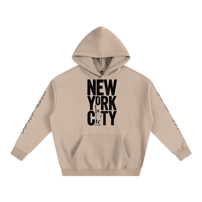 New York Oversize Fleeced Hoodie