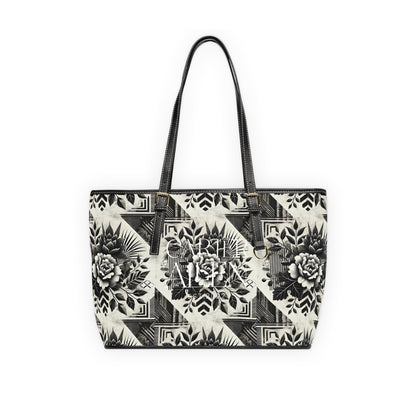 Floral PU Leather Shoulder Bag - Stylish Tote for Every Occasion