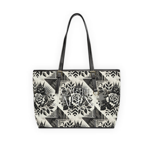 Floral PU Leather Shoulder Bag - Stylish Tote for Every Occasion