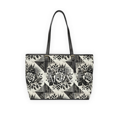 Floral PU Leather Shoulder Bag - Stylish Tote for Every Occasion