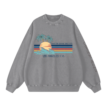 Snow Washed Oversized Sweatshirt