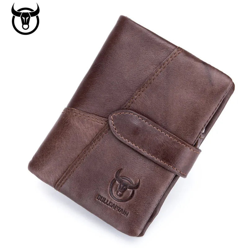 Bull Captain Trifold Leather Wallets