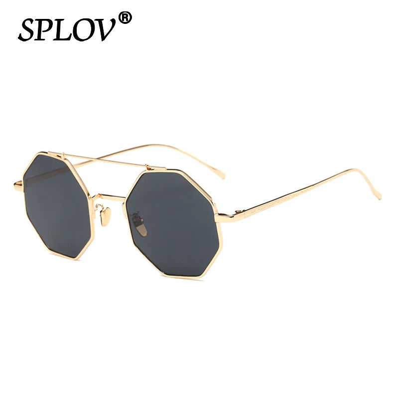 Men's Vintage Octagon Sunglasses