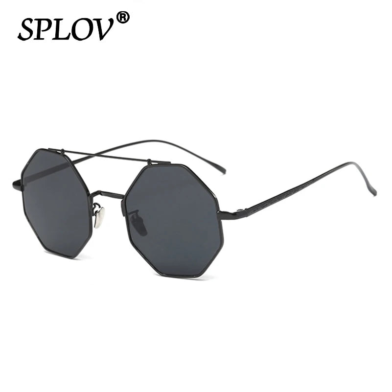 Men's Vintage Octagon Sunglasses