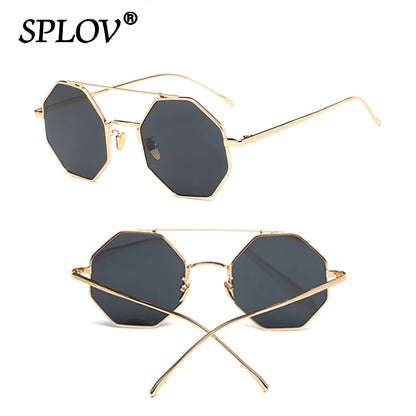 Men's Vintage Octagon Sunglasses