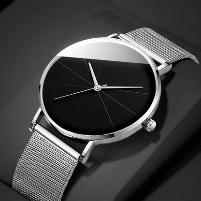 Ultra-Thin Stainless Steel Mesh Watch