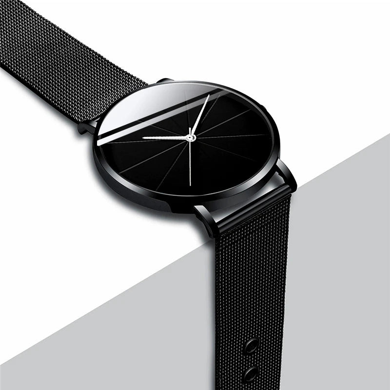 Ultra-Thin Stainless Steel Mesh Watch