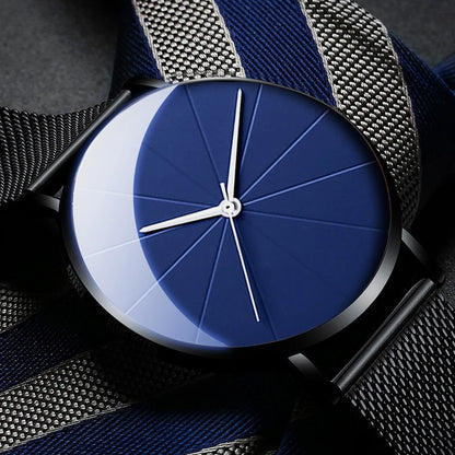 Ultra-Thin Stainless Steel Mesh Watch