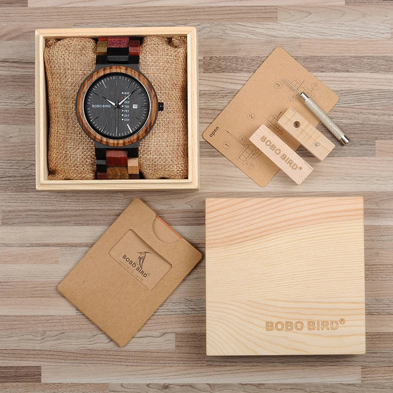 BOBO BIRD Antique Mens Wood Watches