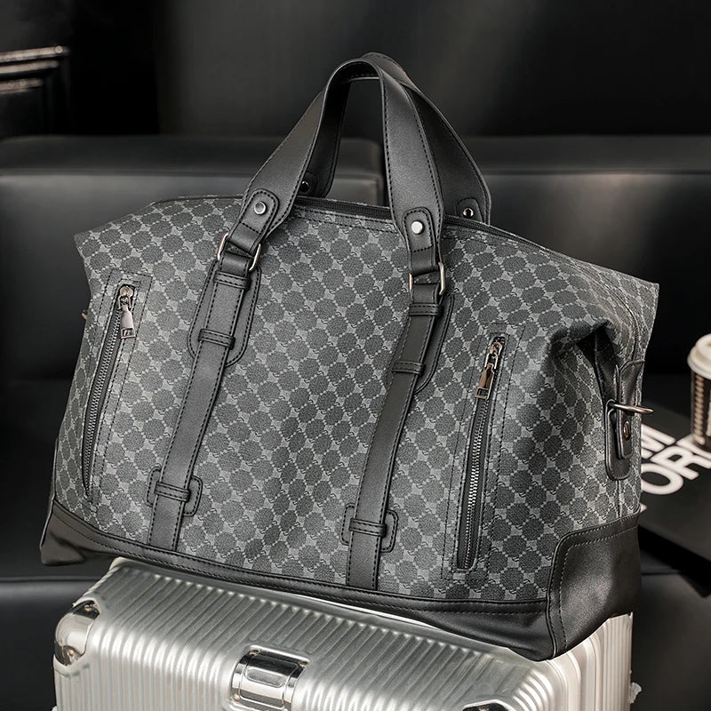 Large Capacity Plaid Travel Bag