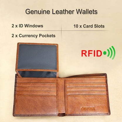 Ciephia Leather RFID Blocking Wallets