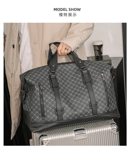 Large Capacity Plaid Travel Bag