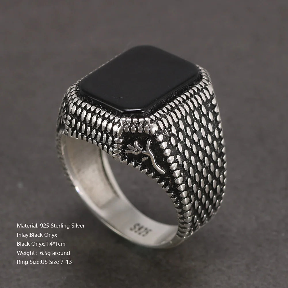 Sterling Silver Mens Rings