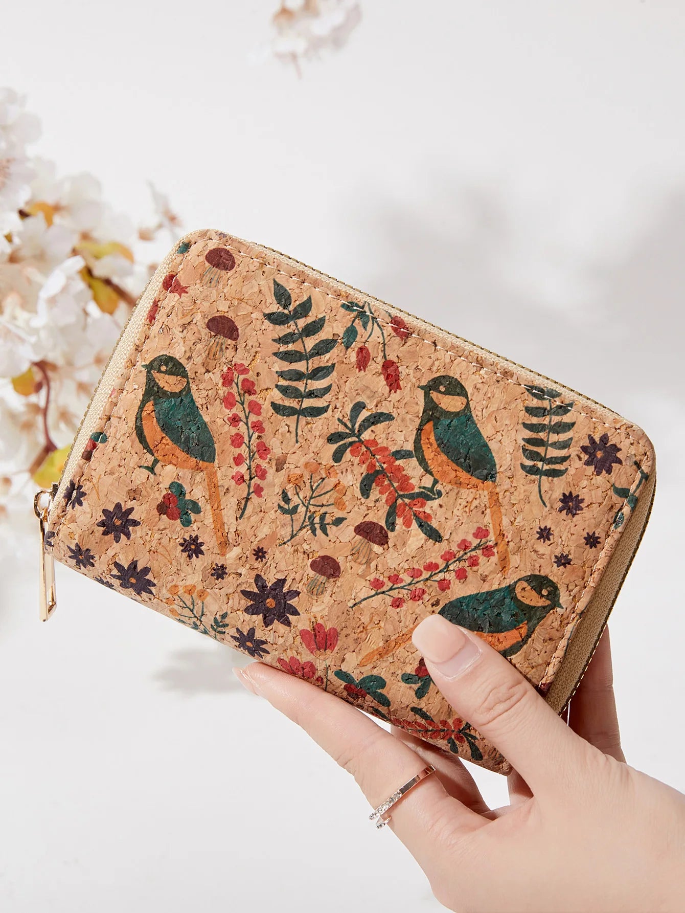 Retro Printed Women's Wallet