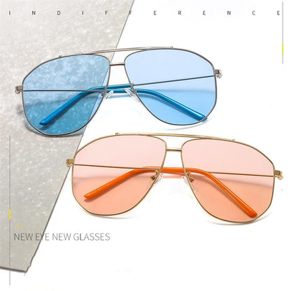 Retro Metal Frame Sunglasses