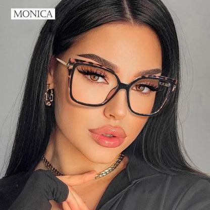 Women's Leopard Print Eyeglasses