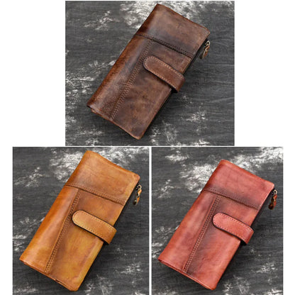 Vintage Leather Long Wallet