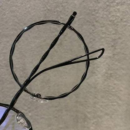 Round Metal Frame Eyeglasses