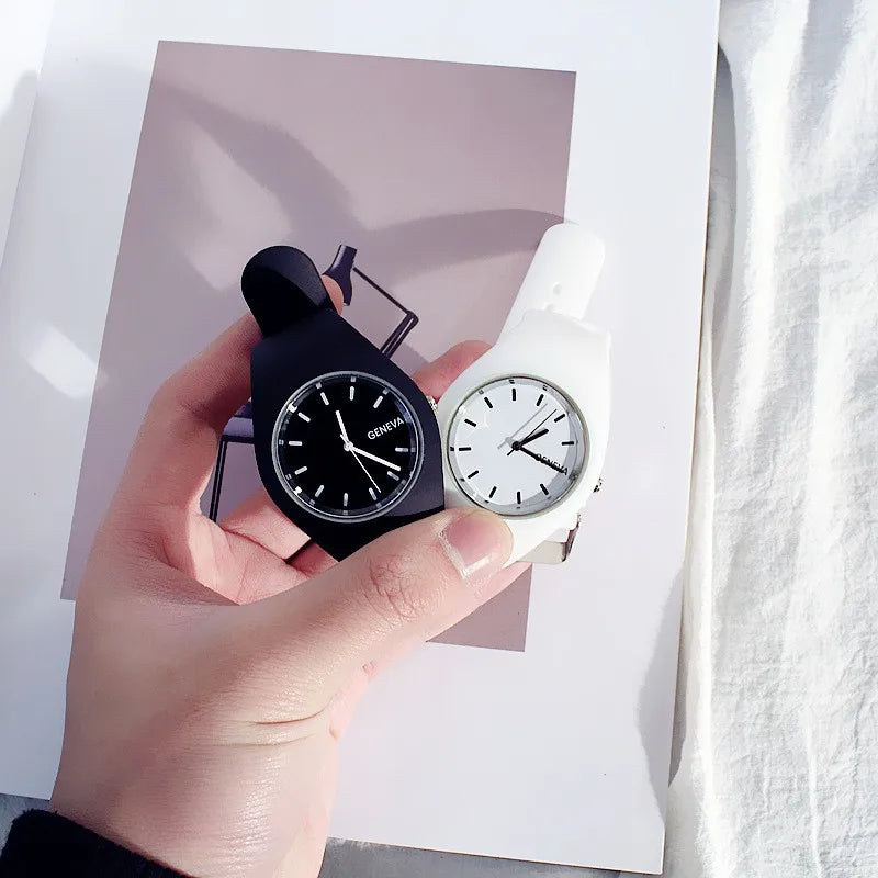 Silicone Strap Watch