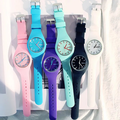 Silicone Strap Watch