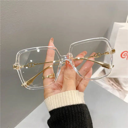 Oversized Square Frame Glasses