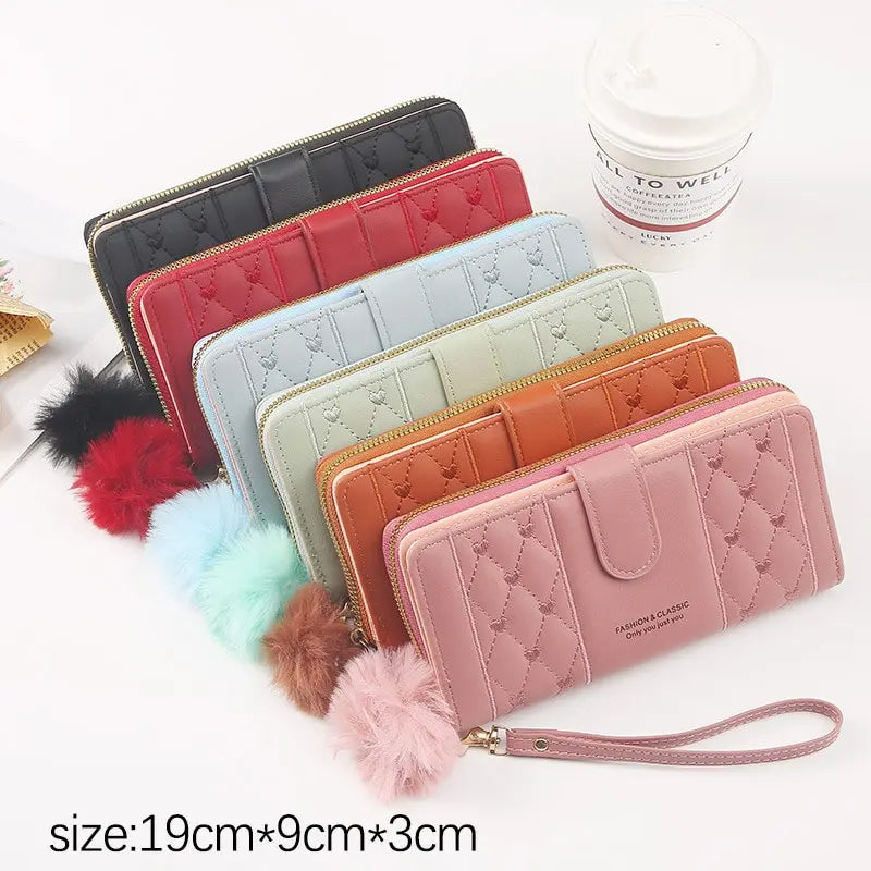 Long Wallet Leather