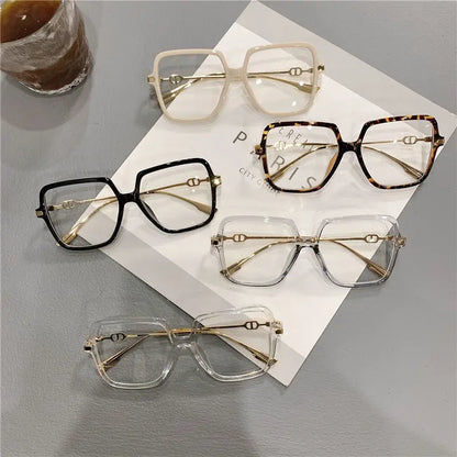 Oversized Square Frame Glasses