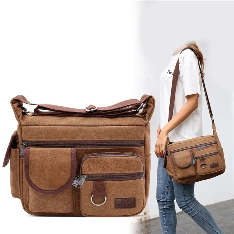 Canvas Messenger Bag