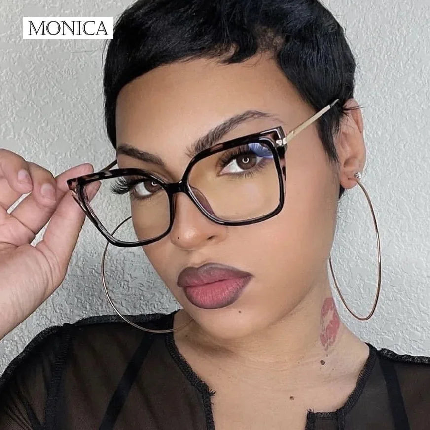 Women's Leopard Print Eyeglasses