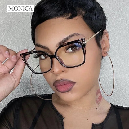 Women's Leopard Print Eyeglasses