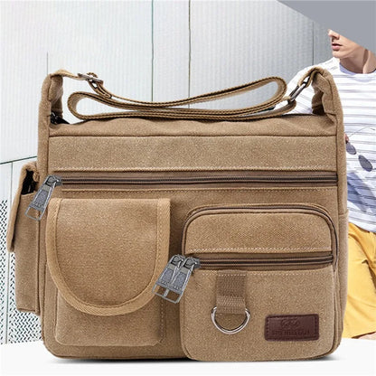 Canvas Messenger Bag