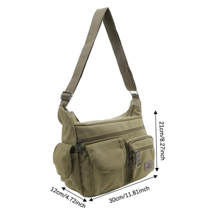 Canvas Messenger Bag