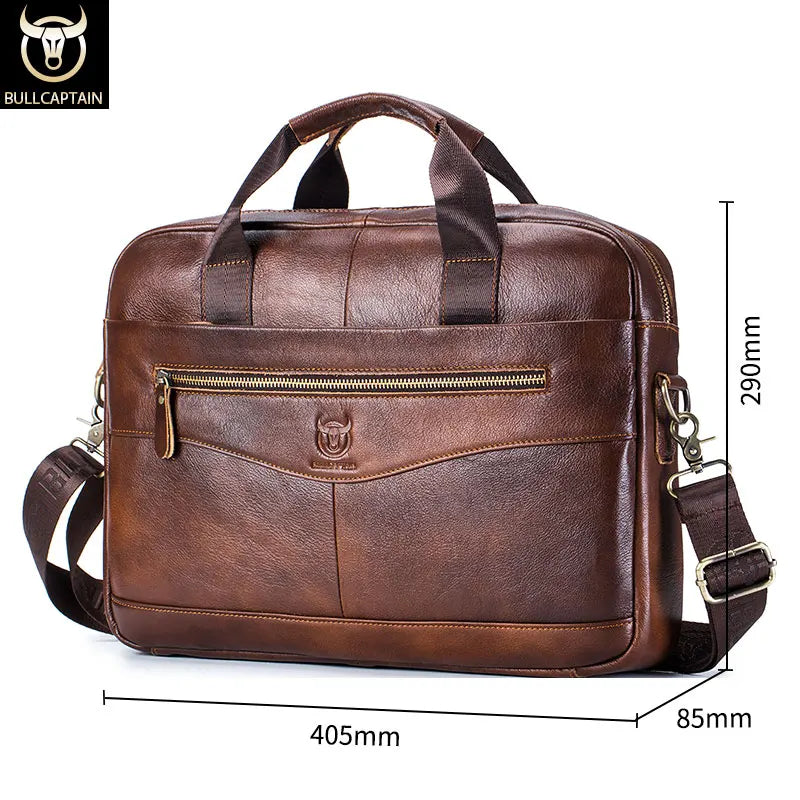 BULLCAPTAIN Briefcase Messenger Bags