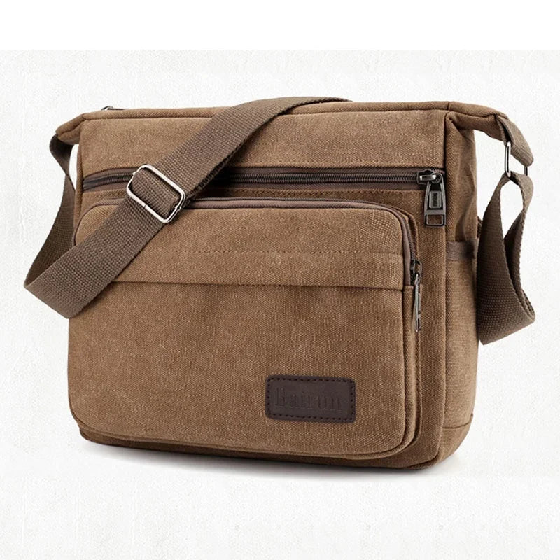 Men's Canvas Crossbody Shoulder Messenger Bags