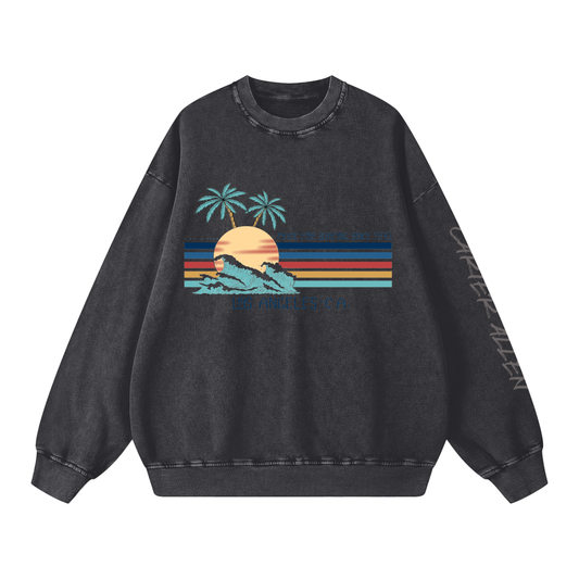 Snow Washed Oversized Sweatshirt