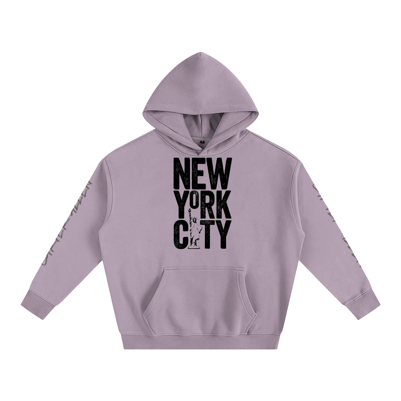 New York Oversize Fleeced Hoodie