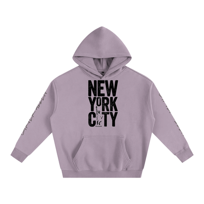 New York Oversize Fleeced Hoodie