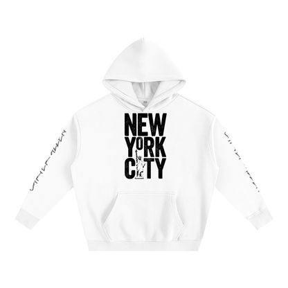 New York Oversize Fleeced Hoodie