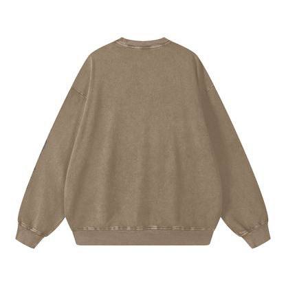 Snow Washed Oversized Sweatshirt