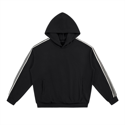 Side Stripe Drop-Shoulder Hoodie
