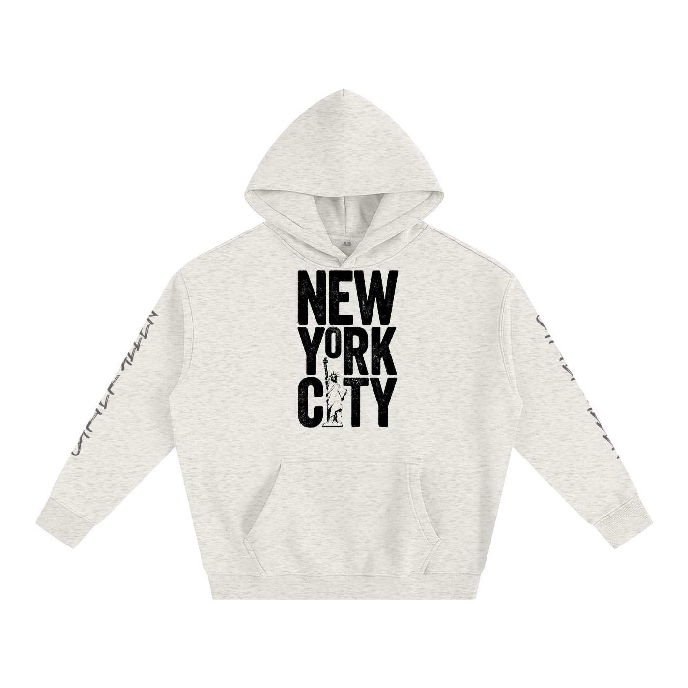 New York Oversize Fleeced Hoodie