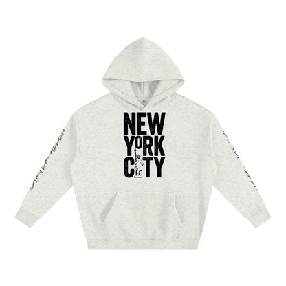 New York Oversize Fleeced Hoodie
