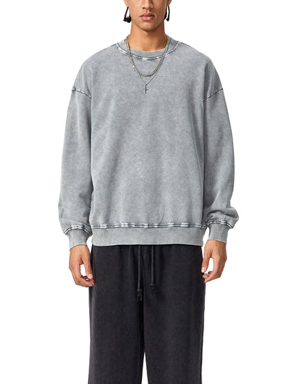 Snow Washed Oversized Sweatshirt