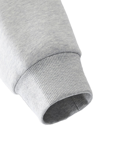 Essential Fleece Mock-Neck Crew Sweatshirt