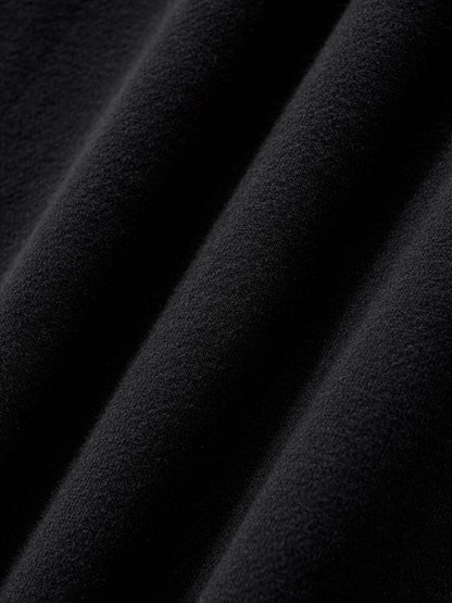 Side Stripe Drop-Shoulder Hoodie