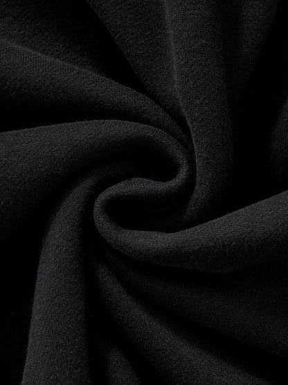 Side Stripe Drop-Shoulder Hoodie