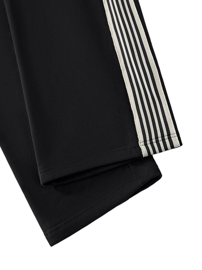 Side Stripe Straight-Leg Pants